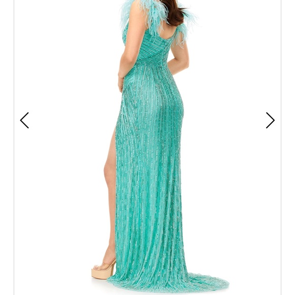 Ashley Lauren Formal Dress - 11367 Sz 6 - Picture 6 of 7